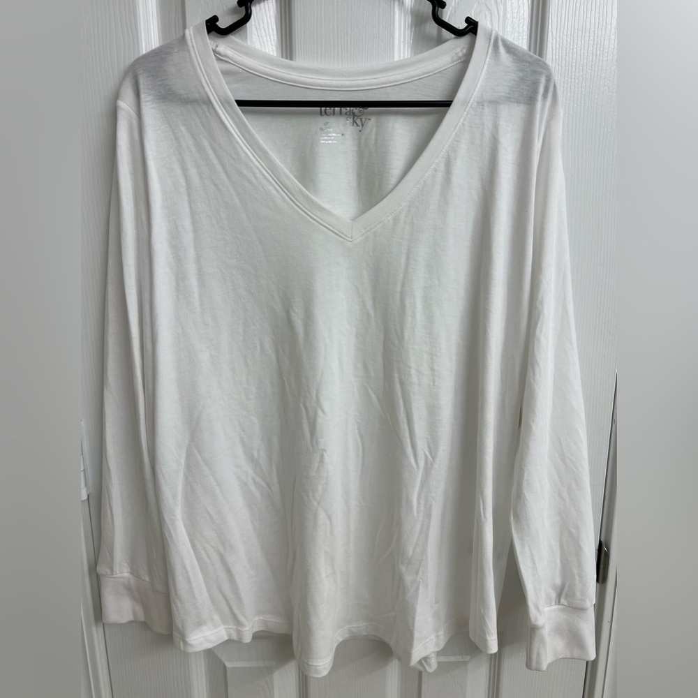 White long sleeve shirt